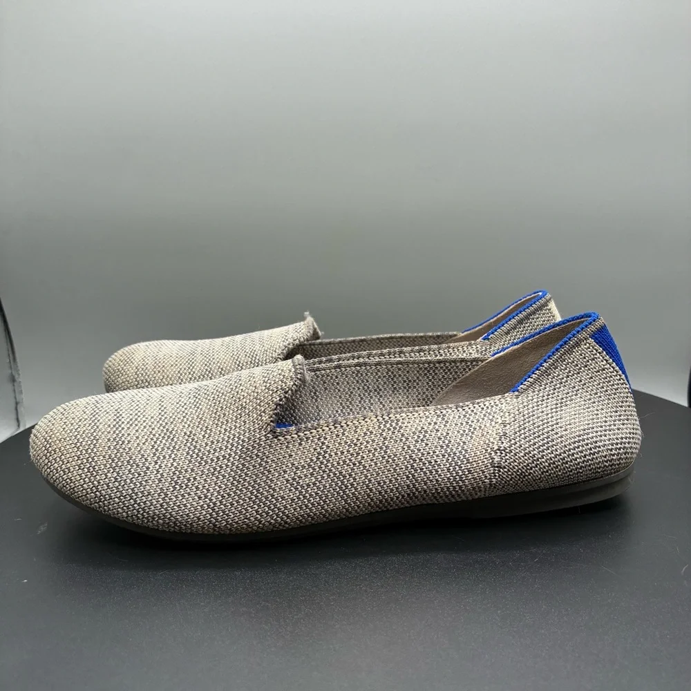 Rothy’s The Loafer Slip On Flats Youth Girls K3 Taupe Heather